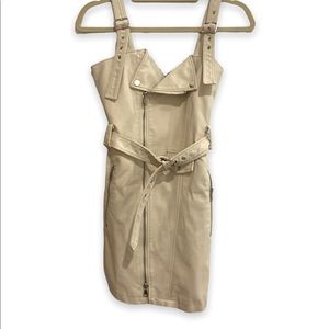 Leather Buckle Dress